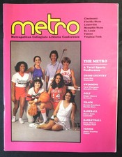 1979-80 METRO Conference Cincinnati vs Louisville Game PROGRAM NCAA Basketball 