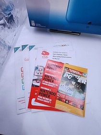 Nintendo 3DS XL Blue & Black 4GB Memory CIB w/ Manual + Charger Tested & Working