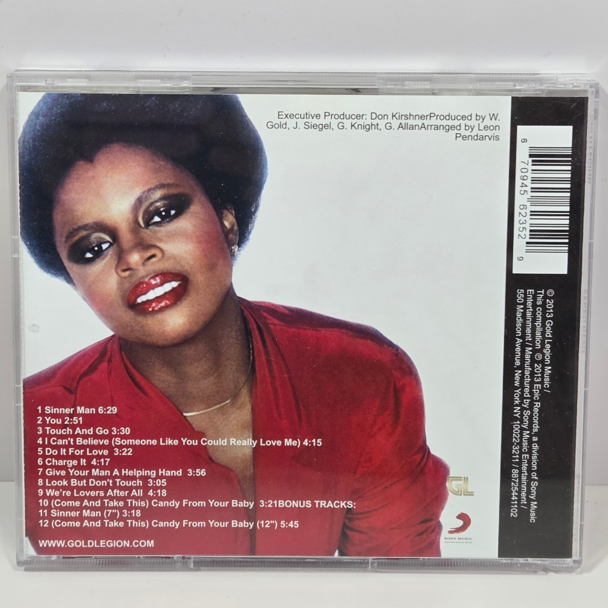 Sarah Dash CD 2013 Gold Legion Bonus Tracks Remastered 1970s Disco