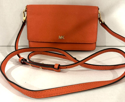 Michael Kors Jet Set Purse Small Crossbody Coral EUC