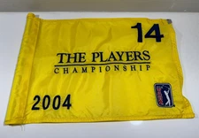 Hole 14 EVENT USED Pin Flag 2004 PLAYERS Championship PGA TOUR Adam Scott Winner