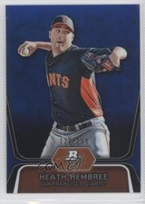 2012 Bowman Platinum Prospects Blue Refractor 121/199 Heath Hembree #BPP91 0o9
