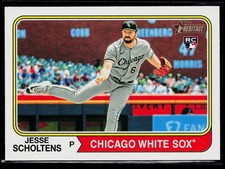 Jesse Scholtens 2023 Topps Heritage #625 RC Chicago White Sox