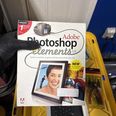 Adobe Photoshop Elements 3.0  - New in Factory Sealed Retail Box 788069061001