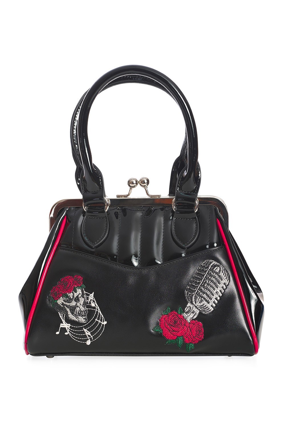 Women's Skull Roses Music Gothic Retro Rockabilly Nashville Bag BANNED Apparel