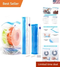 Durable 30-Pack Filament Vacuum Bags - Two Sizes for Optimal Storage Solution