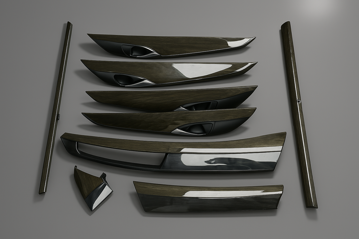 14–18 OEM BMW X5 F15 Interior Wood Trim Set – Vintage Red | eBay