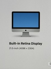 Apple iMac MK452LL/A 21.5" 1TB HDD, Intel Core i5-5675R, 3.10GHz, 8GB RAM ...