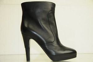 chanel platform boots