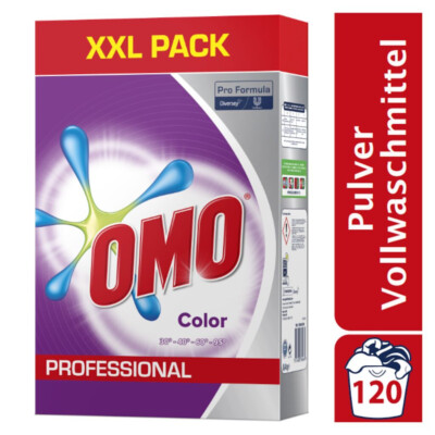 OMO Professional Colour 8,4 kg Bunt-Waschmittel Farb-Waschpulver Buntwäsche
