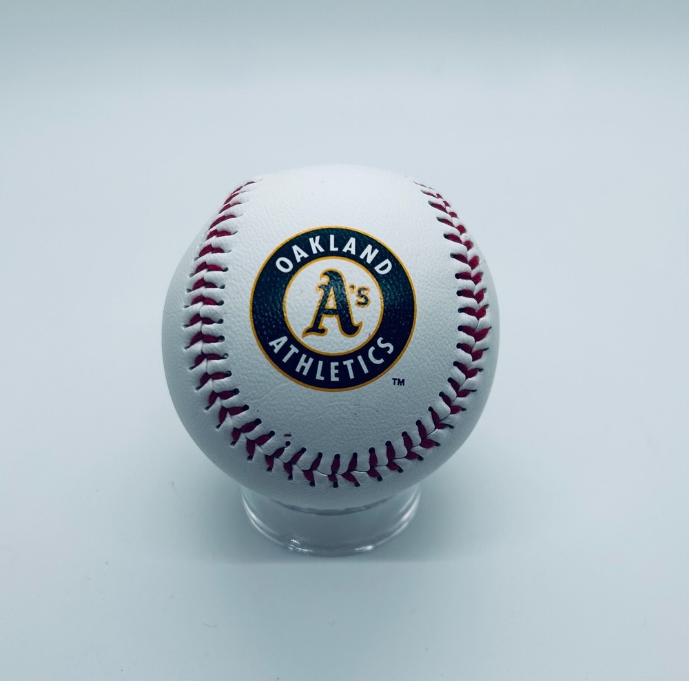 Oakland A's Collectible MLB Logo Baseball - Baden - NEW ⚾️💛💚