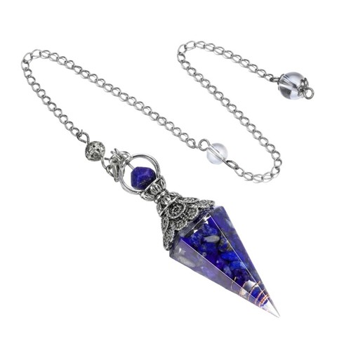 Lazuli Healings Stone Pendulums Hexagonal Crystal for Divination - Picture 10 of 15