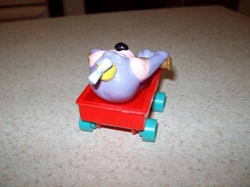 TINY Toons DIZZY DEVIL PVC figure in wagon 1990 WB Applause Tunes Vintage - Picture 4 of 11