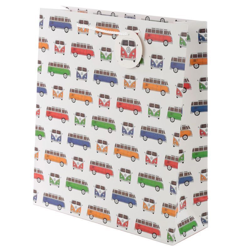 Volkswagen VW T1 Campervan X Large Gift Bag - 40 x 35 x 12cm NEW