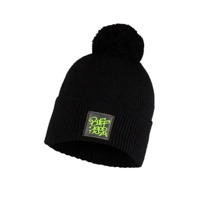 BUFF KNITTED BEANIE DEIK BLACK BEANIE BABY