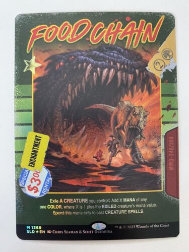 Food Chain *FOIL* SECRET LAIR: Now On VHS MT/NM MTG Combined Ship -TCGshowcase- - Picture 1 of 9