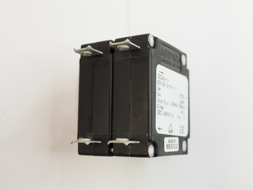 AIRPAX IEG66-1-62-20.0-01-V 20A 250V 2-Pole Circuit Breaker - Picture 4 of 5