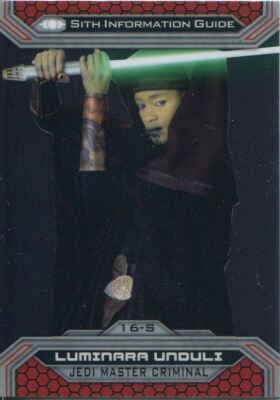Star Wars Chrome Perspectives II Base Card 16-S Luminara Unduli
