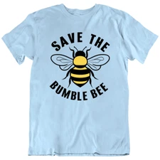 Bees Save the Bumble Bee Preservation Wildlife Nature T-shirt Tee Gift New