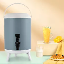 Insulated Beverage Server/Dispenser 1.9 Gallon Hot & Cold Drinks w/Handles Blue