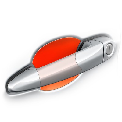 Car door handle protective film recessed grip for Citroën Jumpy 3 (III)