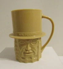 Vintage Planter's Mr. Peanut "Tan" Plastic Drinking Cup