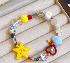 Colorful Children Cute star Beaded Bracelet Summer Accessories Stock Girls Gift