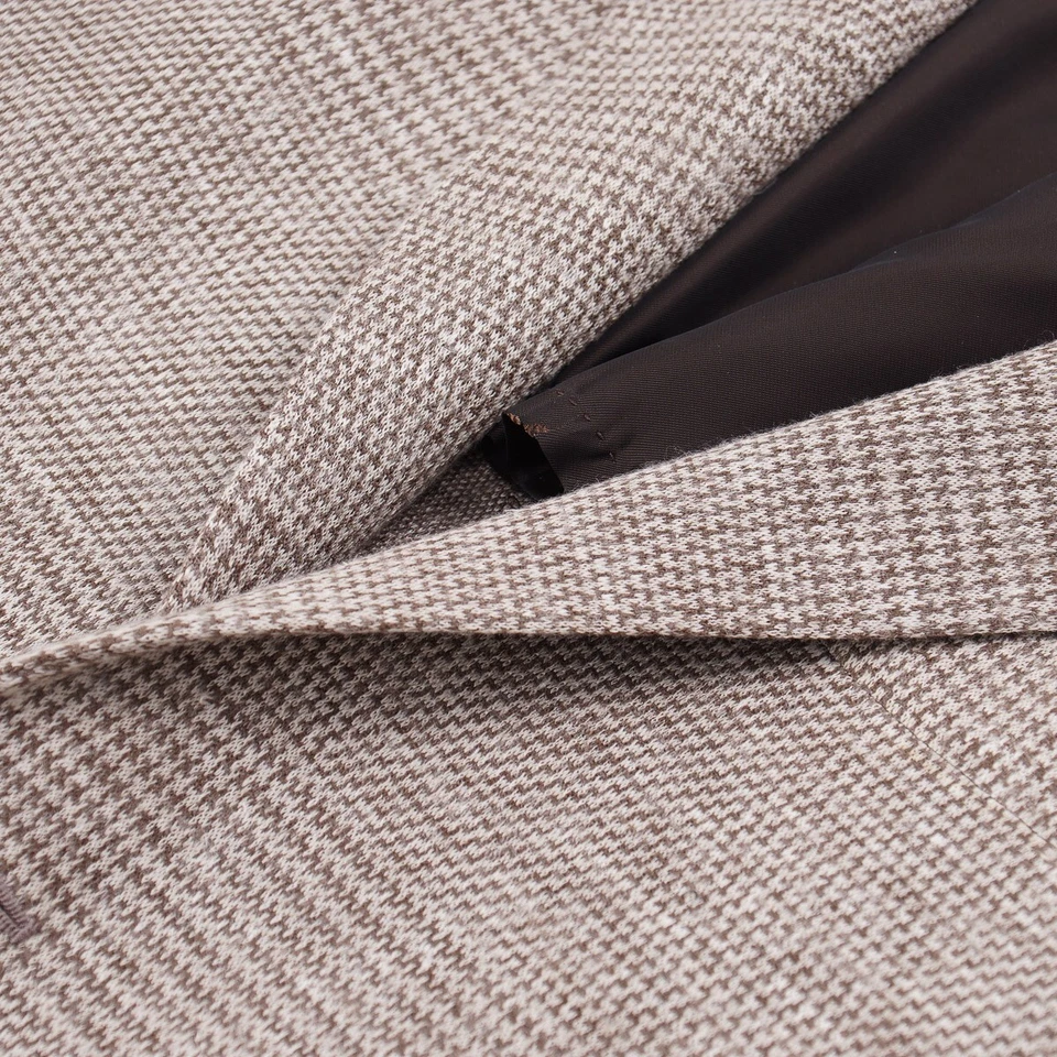 Abrigo deportivo Isaia 'Capri' tejido suave jersey lana-seda-lino 40R (UE 50) NUEVO CON ETIQUETAS Foto 3 de 4