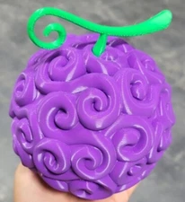 One Piece Devil Fruit Figure like Gum-Gum Luffy Gomu Gomu no Mi (Gold or Green)