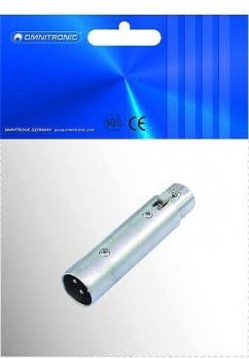 Thumbnail - Omnitronic Adapter 3pol Xlr(m)/5pol Xlr(f)