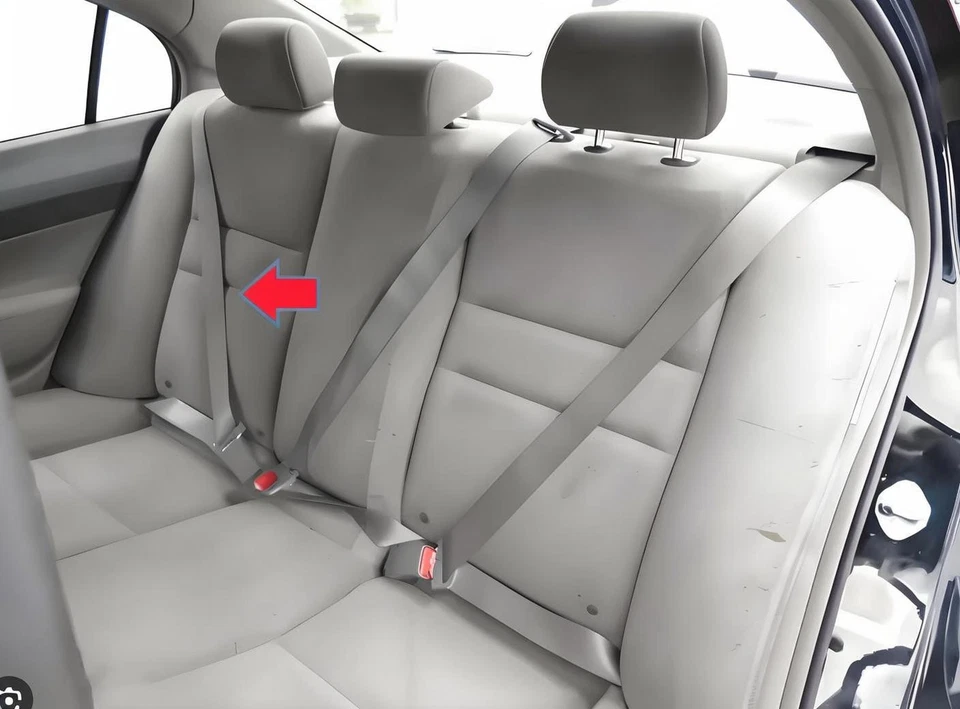 Universal 3 Point Inertia Seat Belt Kit Car Truck Adjustable Safety Belts Gery - Image 3 of 4