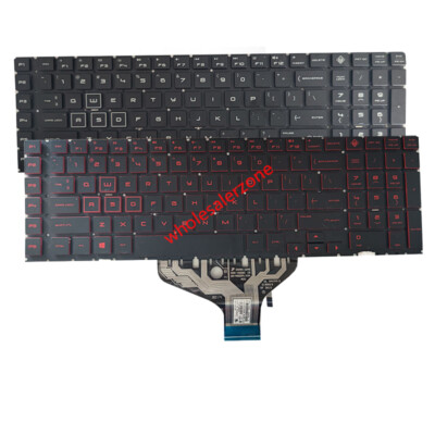 US Red /RGB colorful Backlit Keyboard For HP Omen 17-CB*** 17-CB1080NR laptop