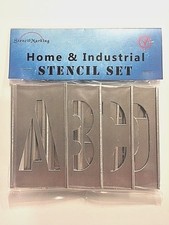 INTERLOCKING STENCIL 1"- 6" SET A-Z