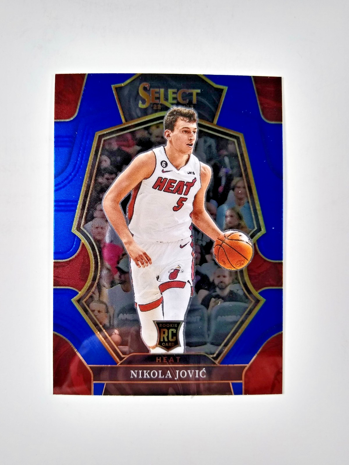 2022-23 Panini Select Premier Level Blue Prizm Nikola Jovic #170 Rookie RC
