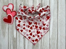 Valentine Hearts Dog Bandana