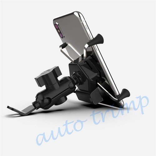 X Grip Motorcycle Bike Handlebar Mobile Phone GPS Holder Bracket Mount Universal - Picture 8 of 9