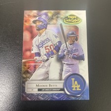 Mookie Betts 2022 Topps Gold Label Class 1 Card #16 Los Angeles Dodgers