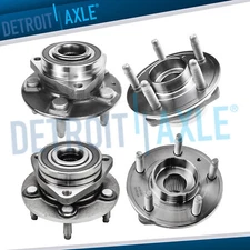 AWD Front and Rear Wheel Bearing and Hubs Assembly for 2016-2019 Cadillac ATS