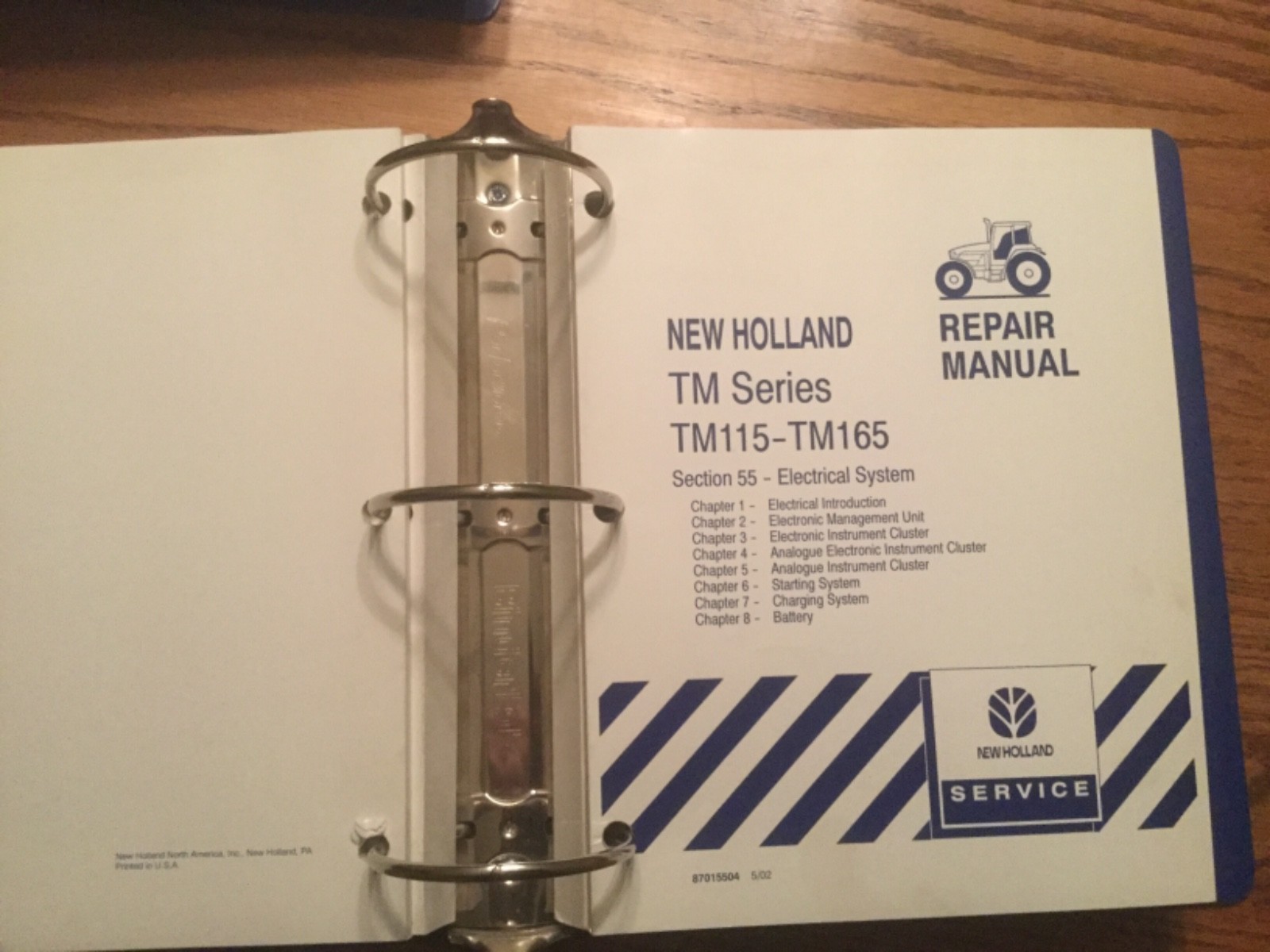 New Holland TM115 TM125 TM135 TM150 TM165 Repair Service Manual Dealer |  eBay