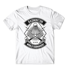 Badminton T-Shirt 100 Cotton Premium Tee New