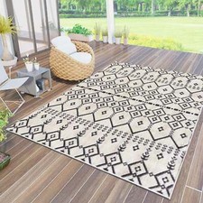 Rug Indoor and Outdoor Patio Balcony Weatherproof Conservatory BOHO Design