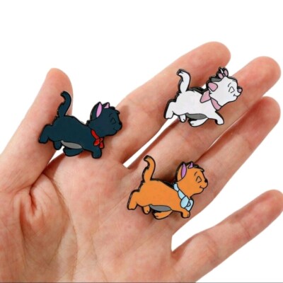 Cute Cats Set Enamel Pins Brooch   Gift  Clothing Accessories Badge Animal