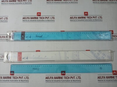 Lot Of 2X Technical Line RIGA 50cm Ruler