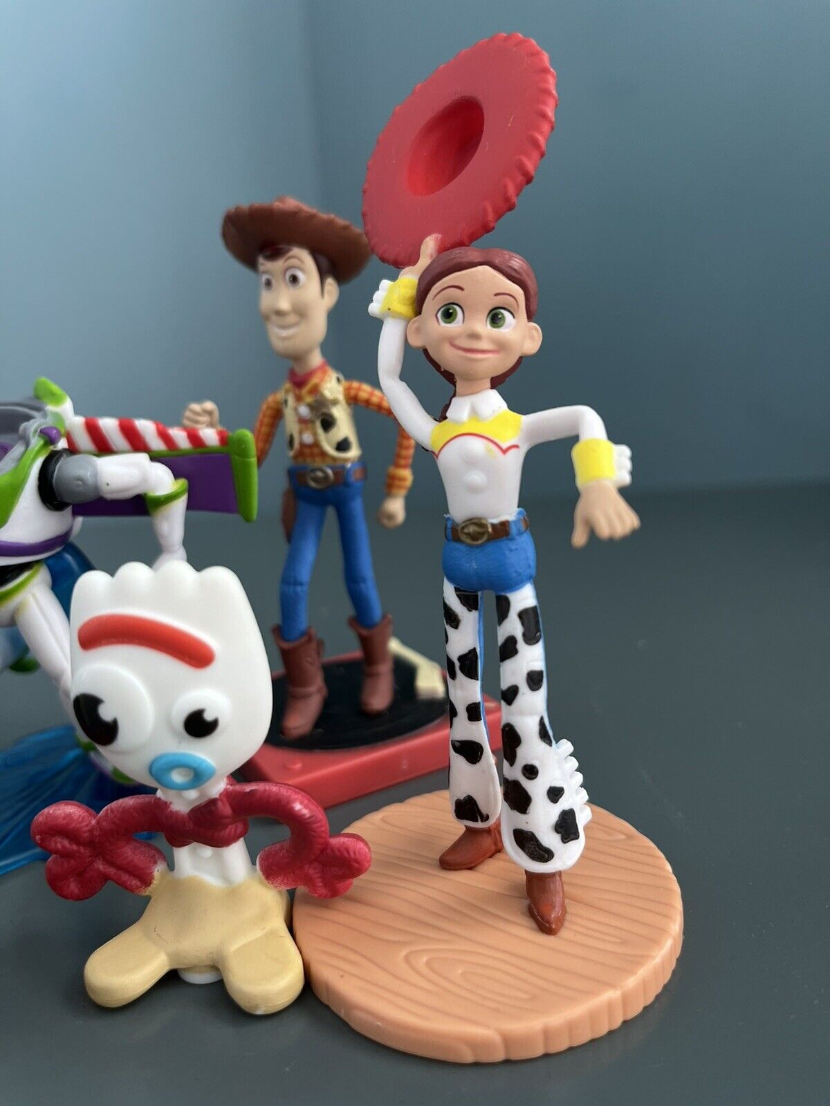 Disney Pixar Toy Story Forky Sounds Figure Bonnie Fork +Cowgirl Jessie Doll  Lot