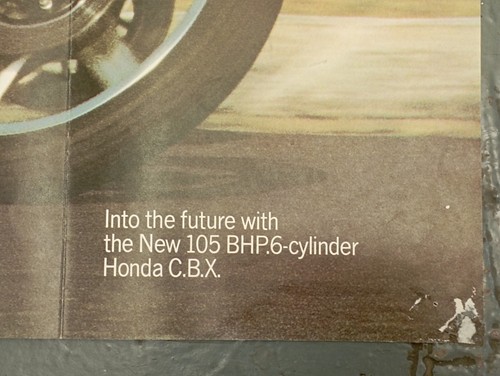 1979 Honda Motorcycle Line Up And CBX NF75 Dealer Brochure Poster Vintage - Picture 18 of 24