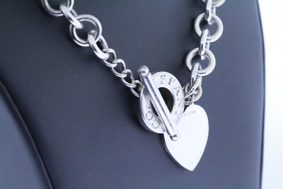 Tiffany & Co Return To Tiffany Heart Tag Toggle Necklace in