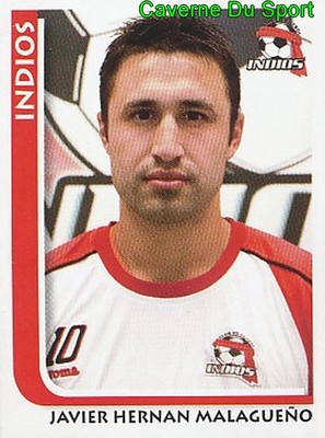 083 JAVIER MALAGUENO CF.INDIOS JUAREZ MEXICO STICKER SUPERFUTBOL 2009 PANINI
