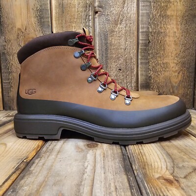 UGG BILTMORE HIKER BOOT MENS US 11 OAK WATERPROOF LEATHER 