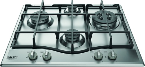 HOTPOINT ARISTON PCN641TIXHAR PIANO COTTURA INOX 4 FUOCHI GRIGLIE GHISA 60  CM | eBay
