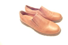 Eddie Bauer Women's Brown Leather Slip On Shoes Size 9.5M Quite Good
